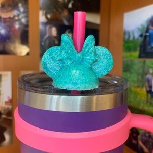 Minnie Mouse Straw Topper
